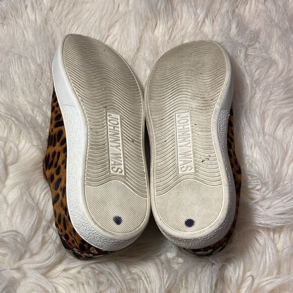 Johnny Was Brown and Gold Sneakers with Floral Design size 8 - Picture 9 of 12